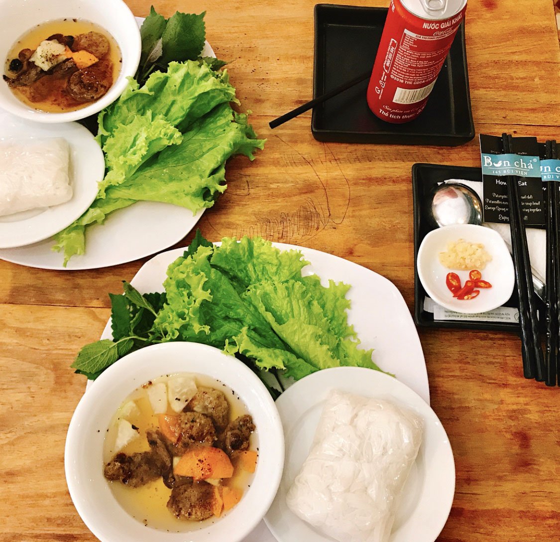 Bún chả Hà Nội ngon ở Sài Gòn Bún chả 145 Bùi Viện chuẩn vị Hà thành